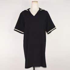 2857.톰보이 세일러마린 브이넥 반팔원피스/정품/여성