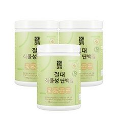 더작 절대 식물성 단백질, 500g, 3개