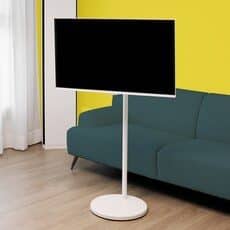 소이믹스 이동식 티비 스탠드 TV 모니터 거치대 SOTV1 스마트TV 삼성 삼탠바이미 M5 M7 엘지 룸앤티비 호환, 화이트