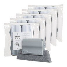 깔끔대장 틈새싹싹 브러쉬, 화이트,그레이, 5개