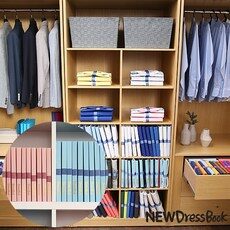 뉴드레스북 의류정리 50장구성, M50장