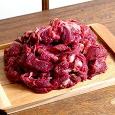 마장동 오늘 작업한 잡육/뒷고기/국거리용/다짐육용 1kg [국내산 소고기/냉장], 1개