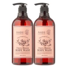 아미니 플라워 테라피 체리블라썸 바디워시, 1000ml, 2개