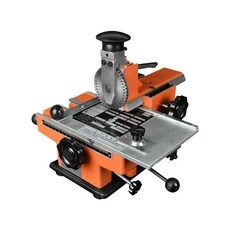 명판 타각기 각인기 금속 펀치 마킹기 활자 날인기, 반자동 + 3mm 워드(픽스처 +공구보내기)