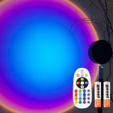 히즈엔 LED 16색 선셋 만달라키 무드등, 혼합색상