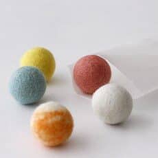 우다다 고양이 파스텔 멀티 양모볼, 랜덤발송, 5개