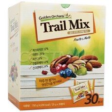 코스트코 골든 오차드 트레일 믹스 25g x 30팩, 750g, 1개
