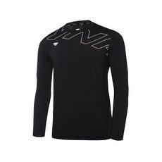 [국내매장판] 다이나핏 긴팔티 [기능성 티셔츠] ATHLETE 애슬릿 남성 Black YMU23219Z1