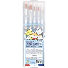 화홍 356R 세필붓, 0호, 2개